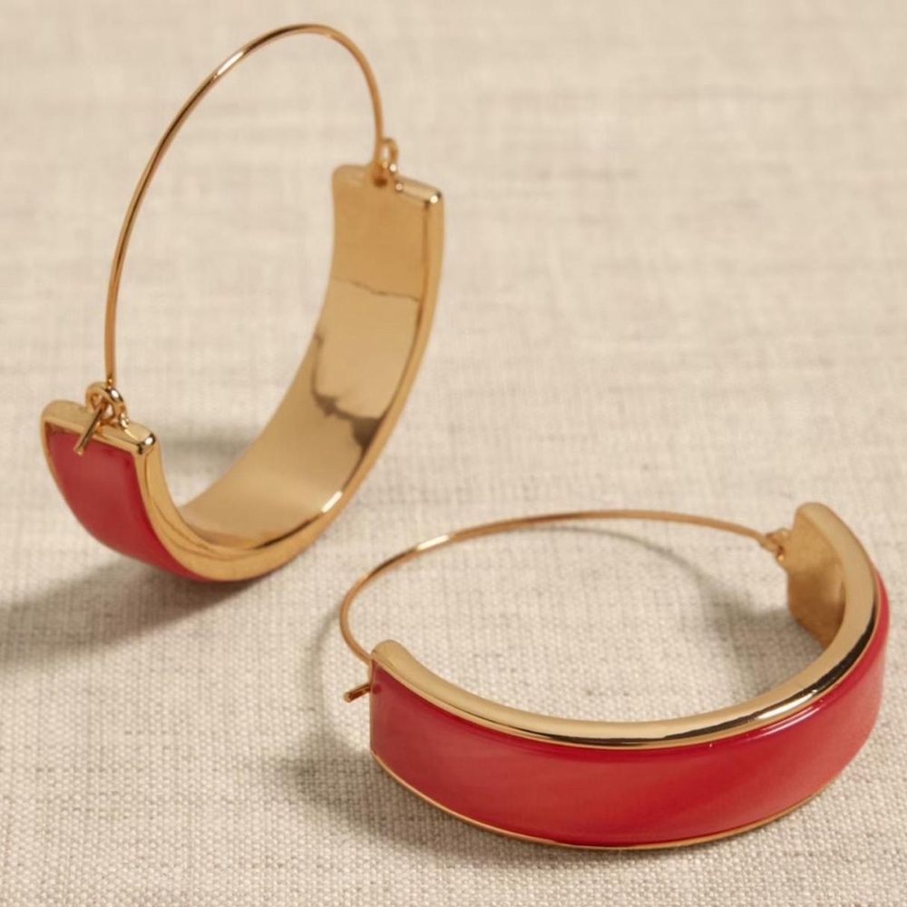 Banana Republic Crescent Quartz Earrings